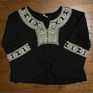 Free People Santa Maria Pullover Top